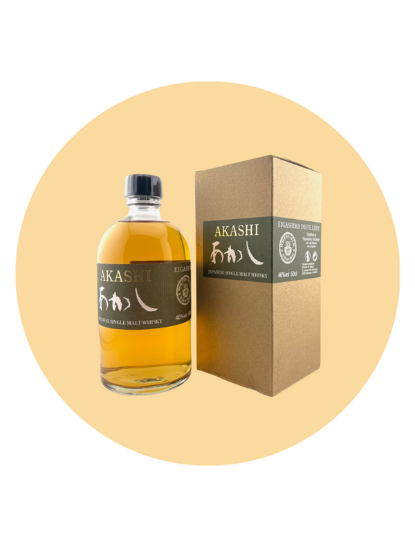 White Oak Akashi Single Malt is a Japanese whisky with a 46% alcohol content and is from the famous Eigashima Distillery