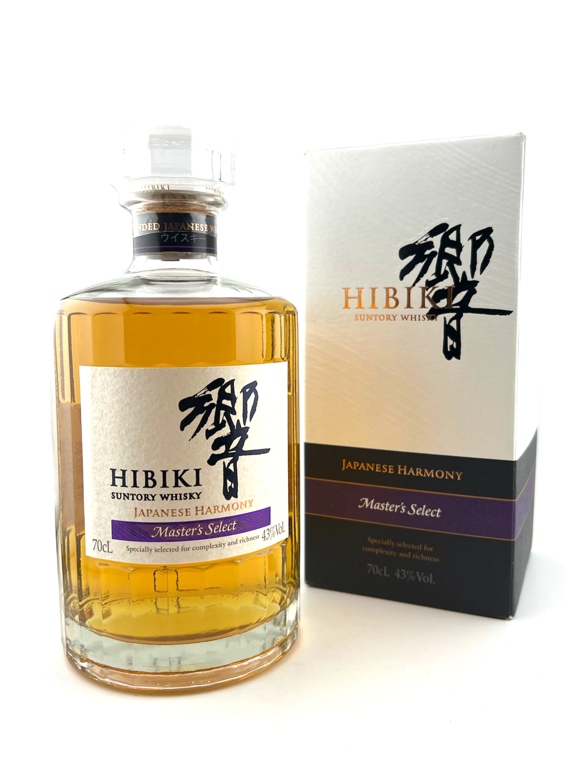 an artful blend of the finest whiskies, each handpicked by Suntory's Master Blenders Japanese Whisky