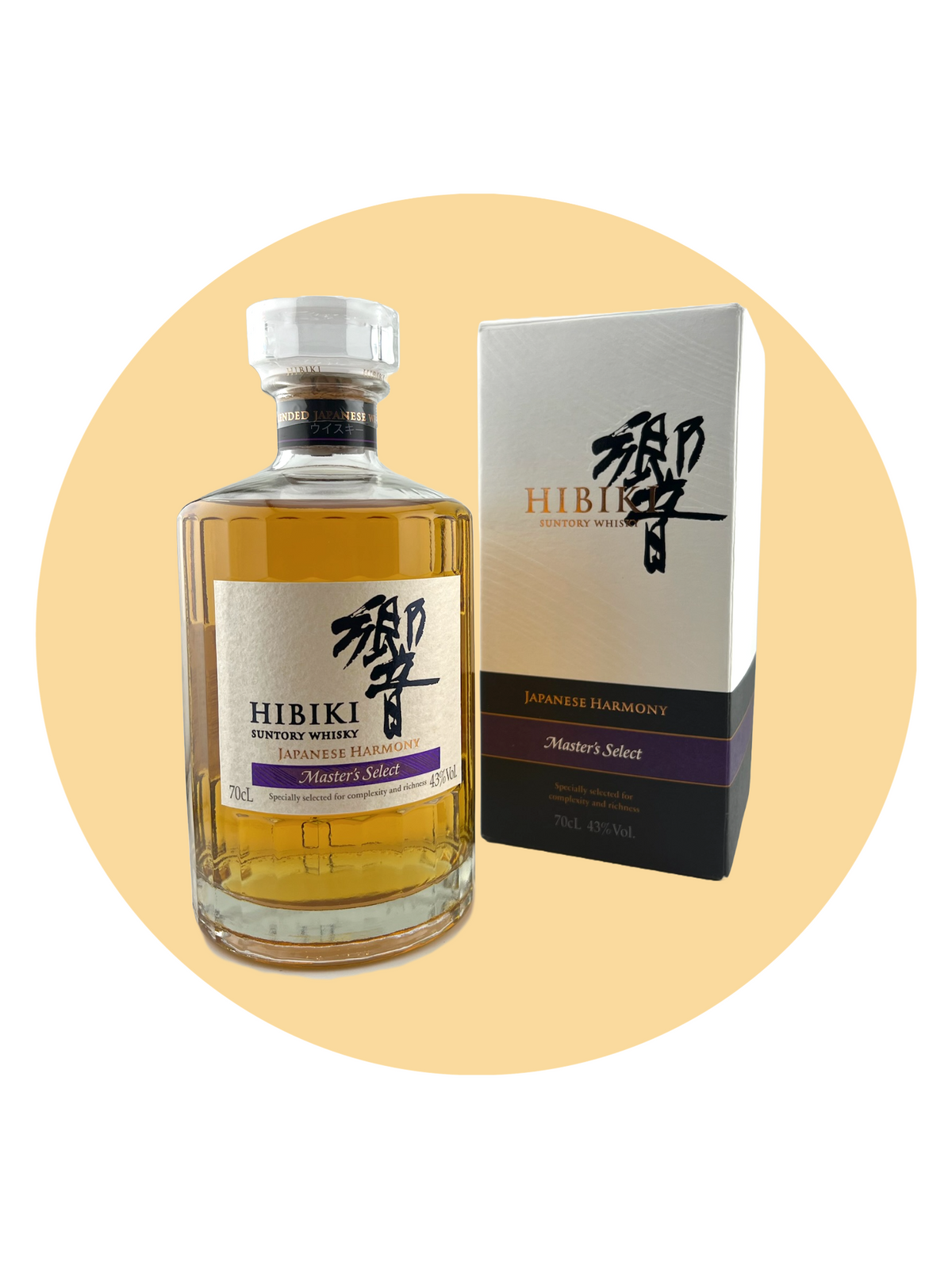 an artful blend of the finest whiskies, each handpicked by Suntory's Master Blenders Japanese Whisky