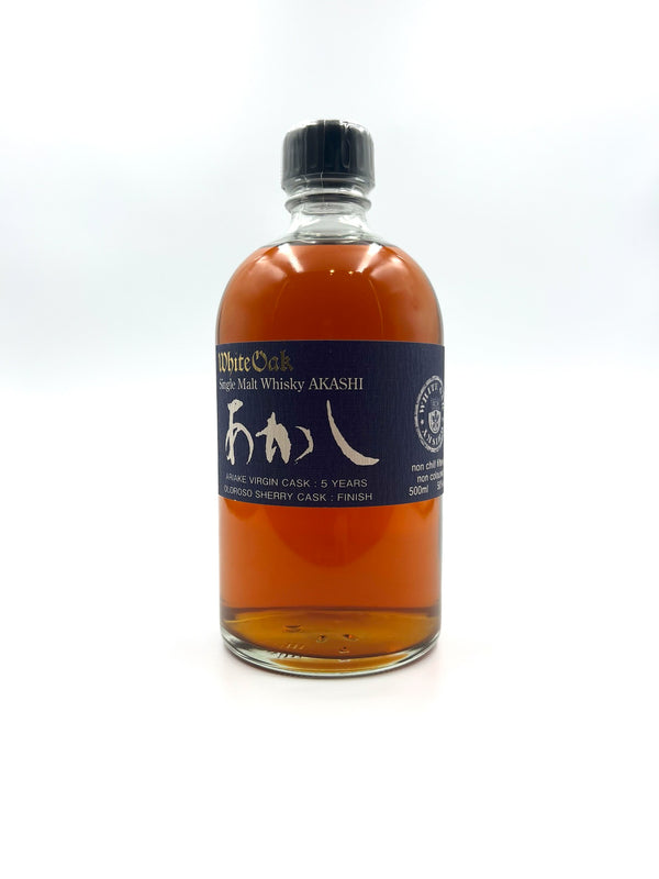 Akashi Single Malt White Oak Ariake Virgin Cask + Oloroso Sherry Cask Finish