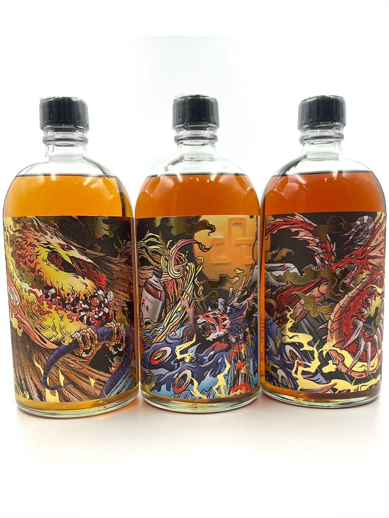 Akashi Single Cask Collection 3 x 70cl - Battle of Divinity