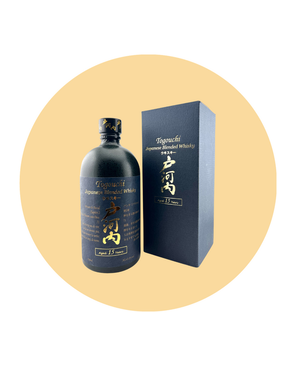 Togouchi 15 Year Old whisky - blending expertise from Sakurao Brewery & Distillery, formerly known as Chugoku Jozo in Japan