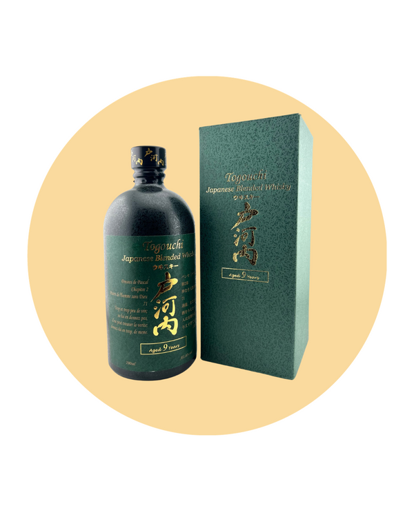 Togouchi 9 Year Old is a remarkable Japanese blended whisky crafted and bottled in the Hiroshima area by Sakurao Brewery & Distillery, previously known as Chugoku Jozo