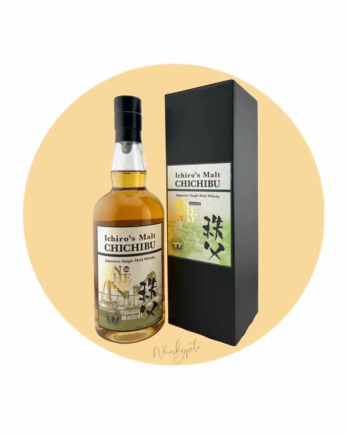 Ichiro's Malt Chichibu - On The Way 2019 Japanese Whisky. The highly anticipated third edition of Chichibu On the Way is a remarkable series that paves the path towards the first 10-year-old core range product from Chichibu distillery. This particular bottle, one out of a limited release of 11000, is a testament to the distillery's commitment to crafting exceptional whiskies.