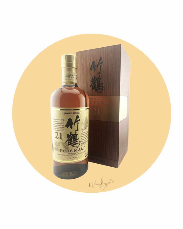 Taketsuru 21 Years Old Wooden Box Collectable Edition. Named in honor of Masataka Taketsuru, the revered "Father of Japanese Whisky"